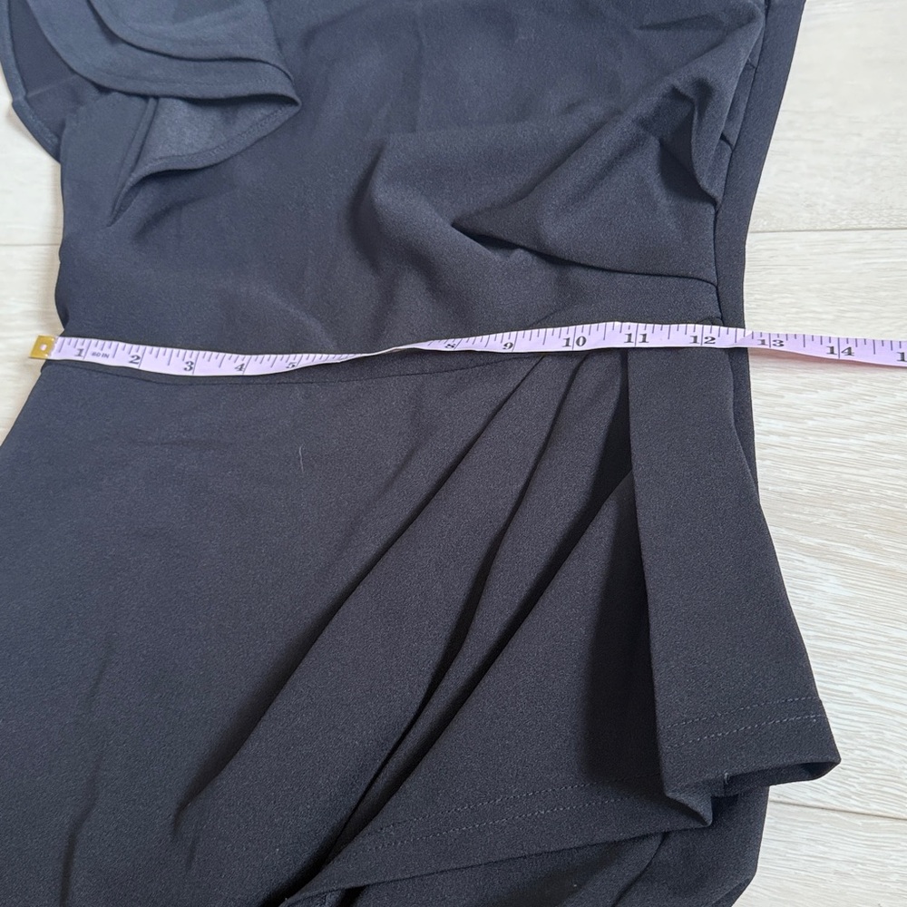 3/$10 BTFBM One-Shoulder Black Asymmetrical Dress - Picture 5 of 7